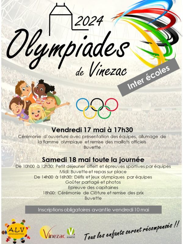 L'Amicale laïque de Vinezac organise Les Olympiades