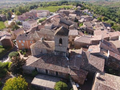 Le bourg vu d'en haut