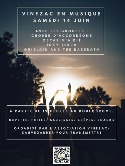 Photo 14 Juin : Vinezac en Musique