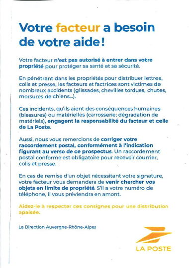 La Poste vous informe : les consignes en vigueur dès juin