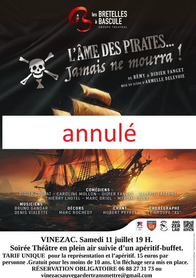 Soirée Théâtre en plein-air ANNULEE