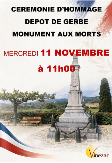 Cérémonie du 11 Novembre