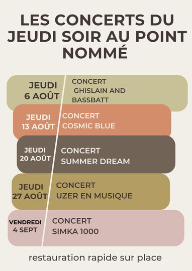 Concert "Point nommé"