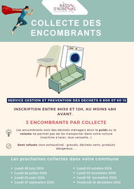 Planning des encombrants
