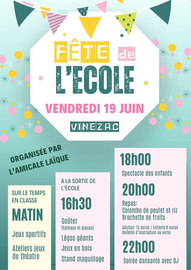 Fête de l'école