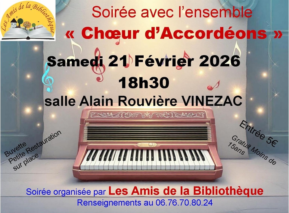 21 Février 2026 : Soirée Accordéon