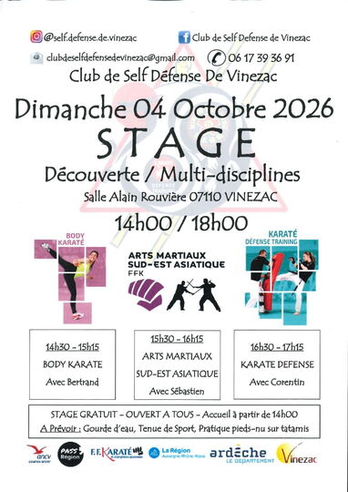 Stage Découverte Self défense